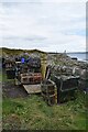 NR6446 : Gigha - Creels by the pier by Rob Farrow