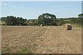 SS9473 : Recently harvested farmland, Llandow by eswales