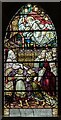 TF5183 : Stained glass window, St Peter's church, Trusthorpe by Julian P Guffogg