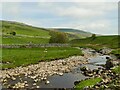 SD8780 : The Wharfe, downstream from Beckermonds by Stephen Craven