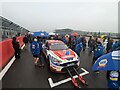 SP6742 : Touring car on the starting grid at Silverstone by TCExplorer