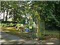 SE1823 : Liversedge Cemetery: entrance gates by Stephen Craven