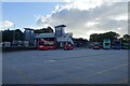 SX0152 : Bus station at St. Austell railway station by DS Pugh