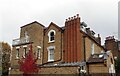 TQ2275 : Chimney pots in Putney by Marathon