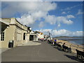 SY3391 : Lyme Regis seafront by Malc McDonald