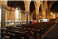 SH7882 : Longest Yarn exhibition Holy Trinity Church Llandudno by Richard Hoare