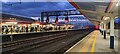 SJ7154 : Crewe station, north end, nightfall by Christopher Hilton