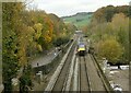 SK3552 : East Midlands Railway train at Bullbridge by Alan Murray-Rust