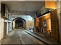 ST7564 : Grove Street passes under Argyle Street - Bath by Anthony Parkes