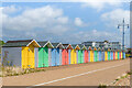 TQ6200 : Beach huts by Ian Capper