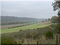 SU7691 : Looking west up the Turville valley by Simon Mortimer