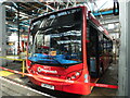 TQ4266 : An ADL Enviro 200 inside Bromley Bus Garage by David Hillas