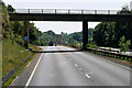 SX6595 : Bridge over the A30 near South Tawton by David Dixon