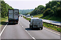 SX7493 : A30 eastbound near Crockernwell by David Dixon