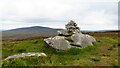 O1513 : Cairn at Tonduff south summit, Wicklow Mountains by Colin Park