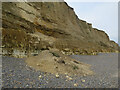 TG1143 : Small cliff fall below the Old Coastguard Cottages, Weybourne by Hugh Venables