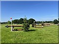 SJ8506 : Cross-country obstacles at Chillington Hall Horse Trials by Jonathan Hutchins