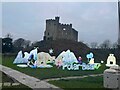 ST1876 : Polar bears at Cardiff Castle by Dr Zoe Hoare