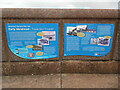 SS9747 : Interpretation Panel Five at Minehead Quay by David Hillas