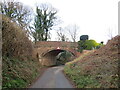 SY9898 : Disused railway bridge near Corfe Mullen by Malc McDonald