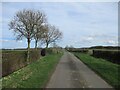 TA0245 : WW2  Pillbox  on  Scorborough  Lane  toward  railway  crossing by Martin Dawes