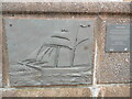 SS9747 : The 1700's - Tops'I Schooner Plaque, Minehead Quay by David Hillas