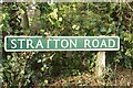 TG2221 : Stratton Road sign by Geographer