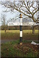 TG2223 : Signpost on Lion Road by Geographer