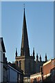 SO5140 : The spire of St Peter's church by Philip Halling