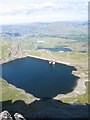 SH6644 : Looking Down on Llyn Stwlan by Barry Hunter