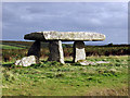 SW4233 : Lanyon Quoit by Alan Simkins