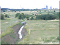 TQ5377 : drainage ditch, Crayford Marsh by Stephen Craven