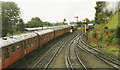 SO7192 : Last train of the day for Kidderminster. by Roger Cornfoot