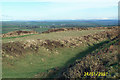 SW9462 : Earthworks at the Iron Age fort  Castle an Dinas by mike hancock