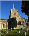 TL4032 : St George, Anstey, Hertfordshire (set of 4 images) by John Salmon