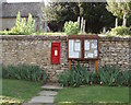 SP5929 : Hethe notice board and postbox by Duncan Lilly