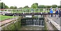 SJ5686 : Lock Gates - Sankey Canal by Betty Longbottom