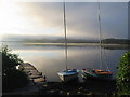 SD3897 : Flat calm at dawn, Windermere, from below Claife Heights by Ron Perry