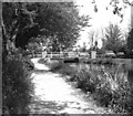 SU7251 : Lift Bridge, Basingstoke Canal, North Warnborough, Hampshire (2) by Dr Neil Clifton