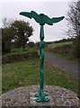 SX5390 : National Cycle Network sign, Sourton by Derek Harper