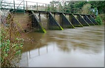 J4846 : Floodgates, River Quoile (2) by Albert Bridge