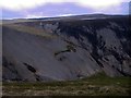 SN8294 : Scree slopes at the head of Cwm Dulas by Rudi Winter