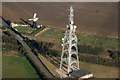 TL3868 : Transmitter and windmill at Over by Pauline A Marsh