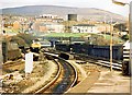 SJ9698 : Stalybridge tunnel and surrounding housing 1989 by Peter Whatley