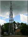 SU6553 : Telecommunications Mast & Stormy Sky by Mr Ignavy