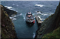 NM3235 : The landing stage, Staffa by Tom Richardson