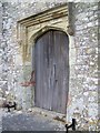 SU0731 : Doorway,  St John the Baptist Church, Burcombe by Maigheach-gheal