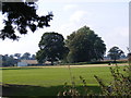 TM3968 : Yoxford Cricket field by Geographer