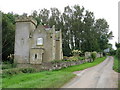 SO6657 : Saltmarshe Castle Lodge by Peter Whatley