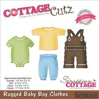 Лезвие CottageCutz - Elites Die - Rugged Baby Boy Clothes